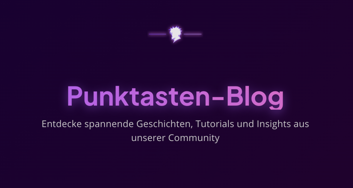 Der Blogbereich ist fertig