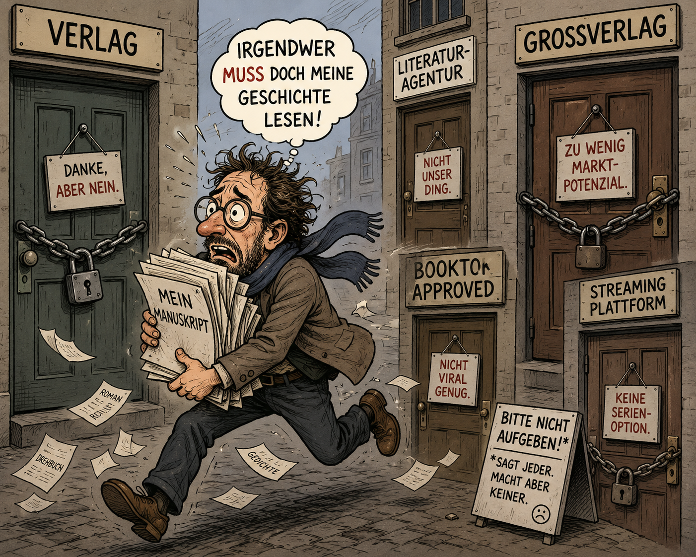 Vielen Dank für Deine Einreichung, aber wir müssen ablehnen …